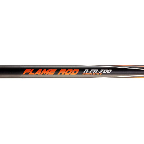 Удилище маховое Nisus Flame Rod carbon (15-40г) без колец, N-FR фото 4